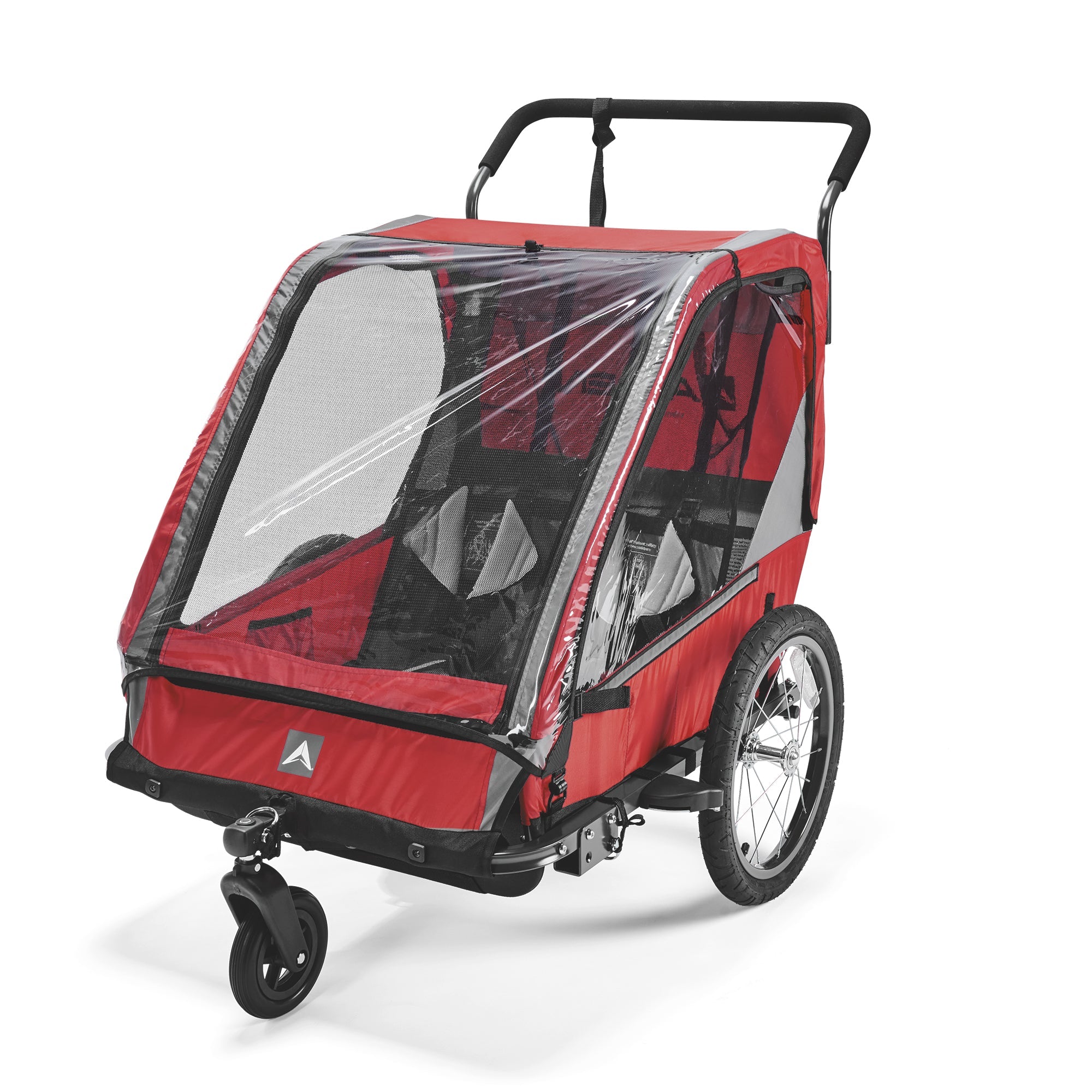 Deluxe 2-Child Bike Trailer & Stroller